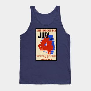 4th of July-Independence day Tank Top